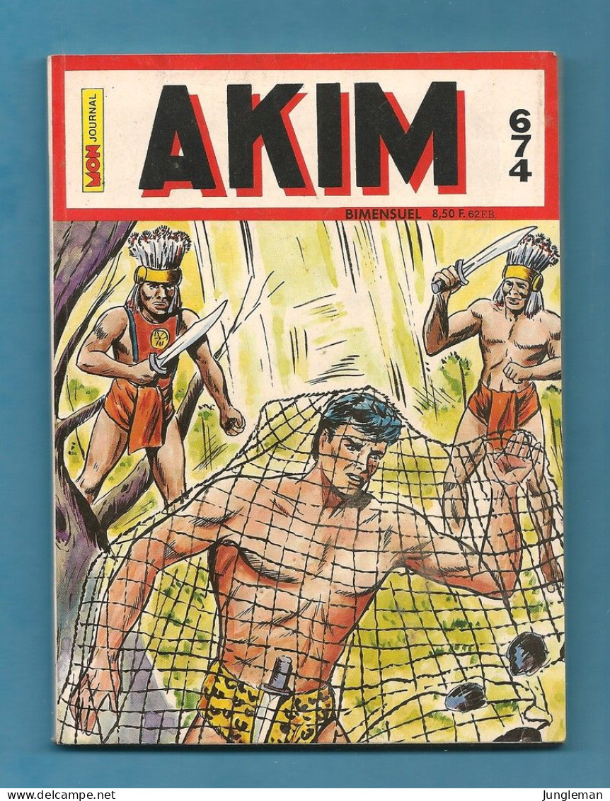 Akim N° 674 - 1ère Série - Editions Aventures Et Voyages - Avec En + Mark Trail Et Katanga Joe - Septembre 1987 - BE - Akim