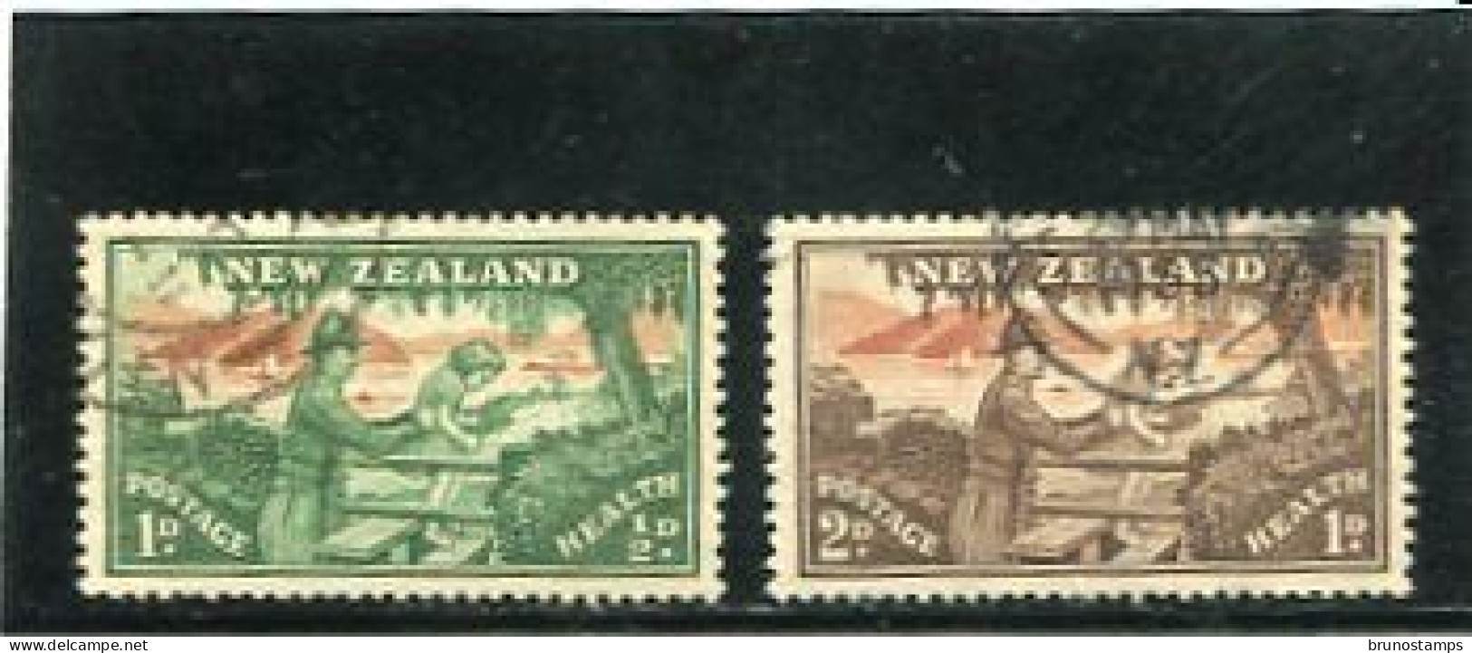 NEW ZEALAND - 1946  HEALTH  SET  FINE USED  SG 678/79 - Used Stamps