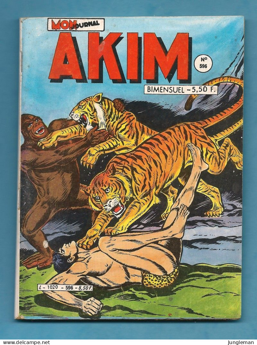 Akim N° 596 - 1ère Série - Editions Aventures Et Voyages - Avec En + Prince Des Mers Et Klip & Klop - Juin 1984 - BE - Akim
