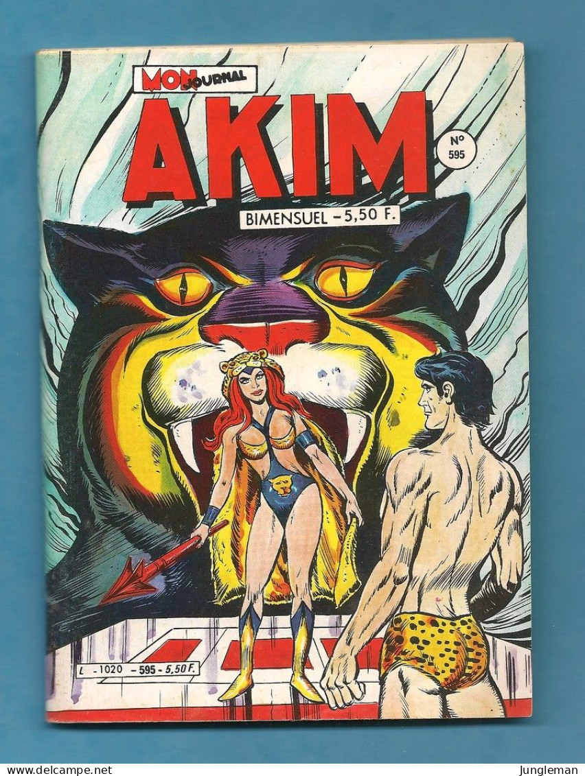 Akim N° 595 - 1ère Série - Editions Aventures Et Voyages - Avec En + Prince Des Mers Et Klip & Klop - Mai 1984 - BE - Akim