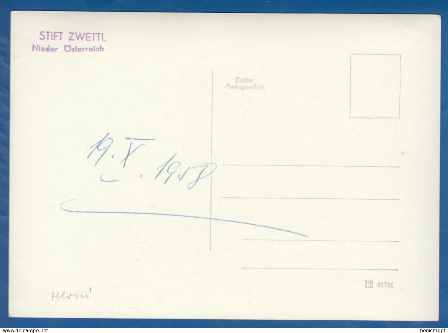 Österreich; Zwettl; Stift Zwettl; 1958 - Zwettl