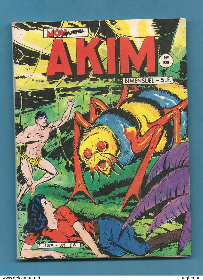 Akim N° 585 - 1ère Série - Editions Aventures Et Voyages - Avec En + Prince Des Mers Et Klip & Klop - Décembre 1983 - BE - Akim