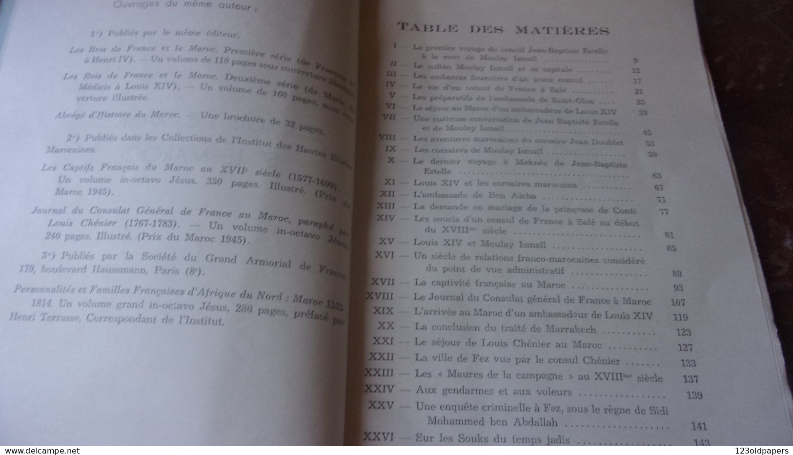 1948 CHARLES PENZ LES ROIS DE FRANCE ET LE MAROC DE LOUIS XIV A LOUIS XVI - Non Classés