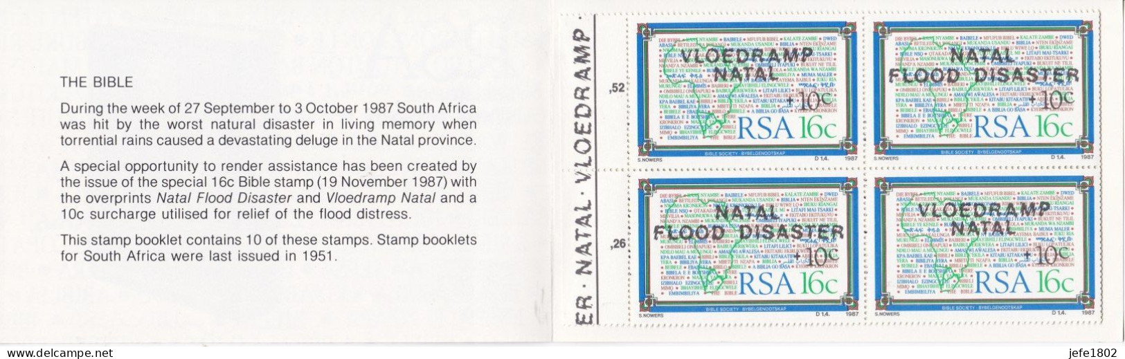 NATAL Flood Disaster - Vloedramp1987 - Carnets