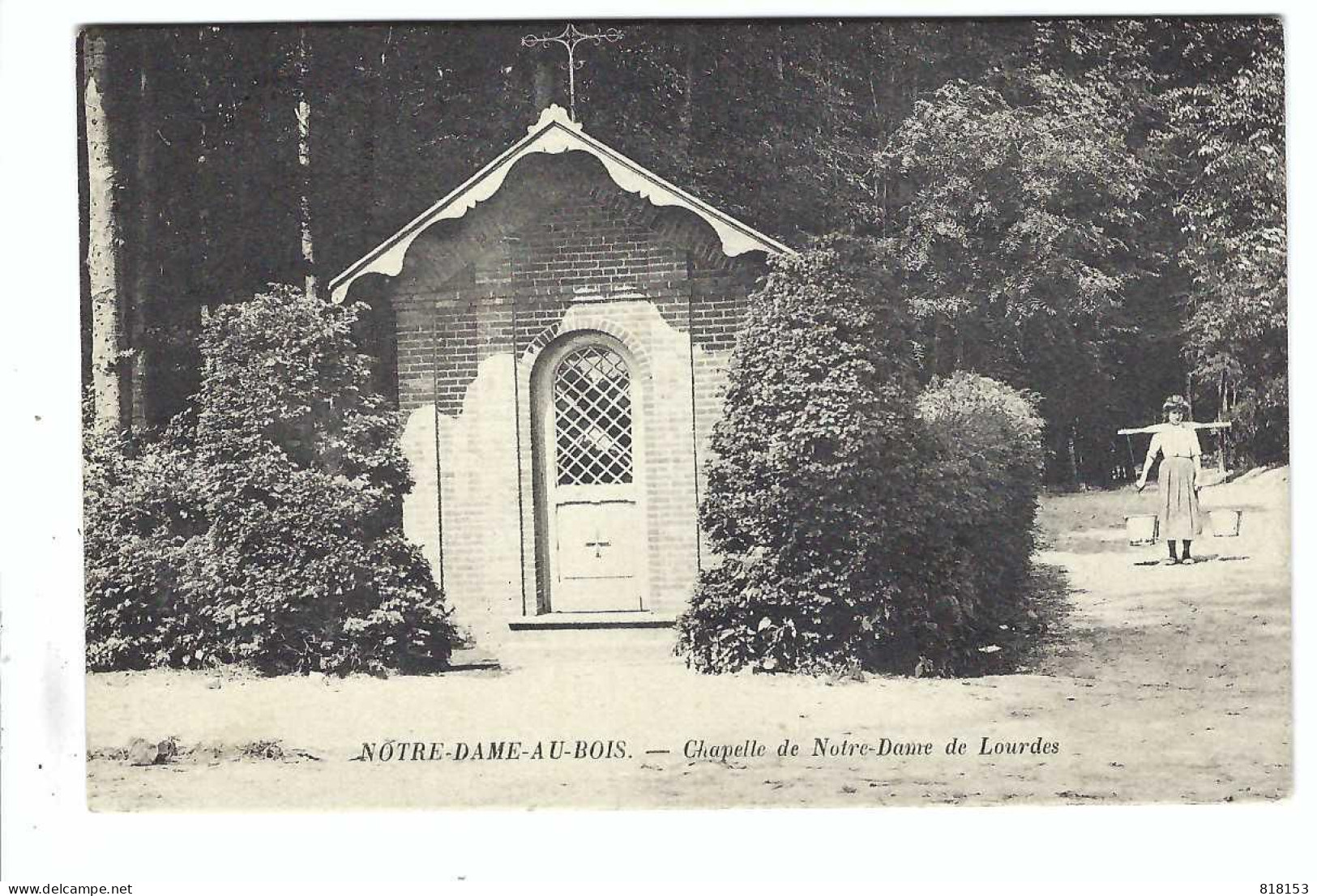 Sint-Jezus-Eik   NOTRE-DAME-AU-BOIS  -  Chapelle De Notre-Dame De Lourdes  1906 - Overijse