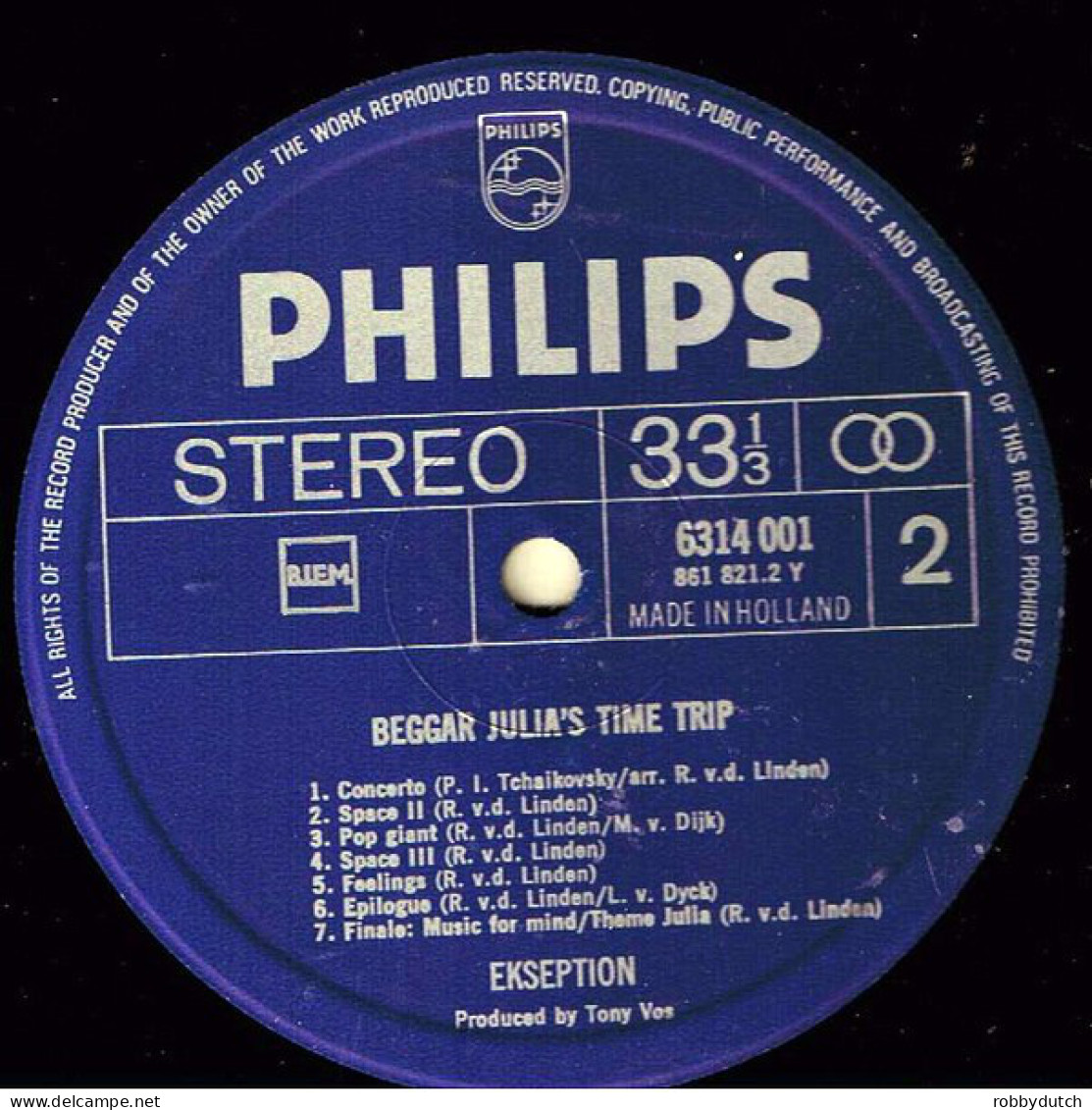 * LP *  EKSEPTION - BEGGAR JULIA'S TIME TRIP (Holland 1970 EX!!) - Strumentali