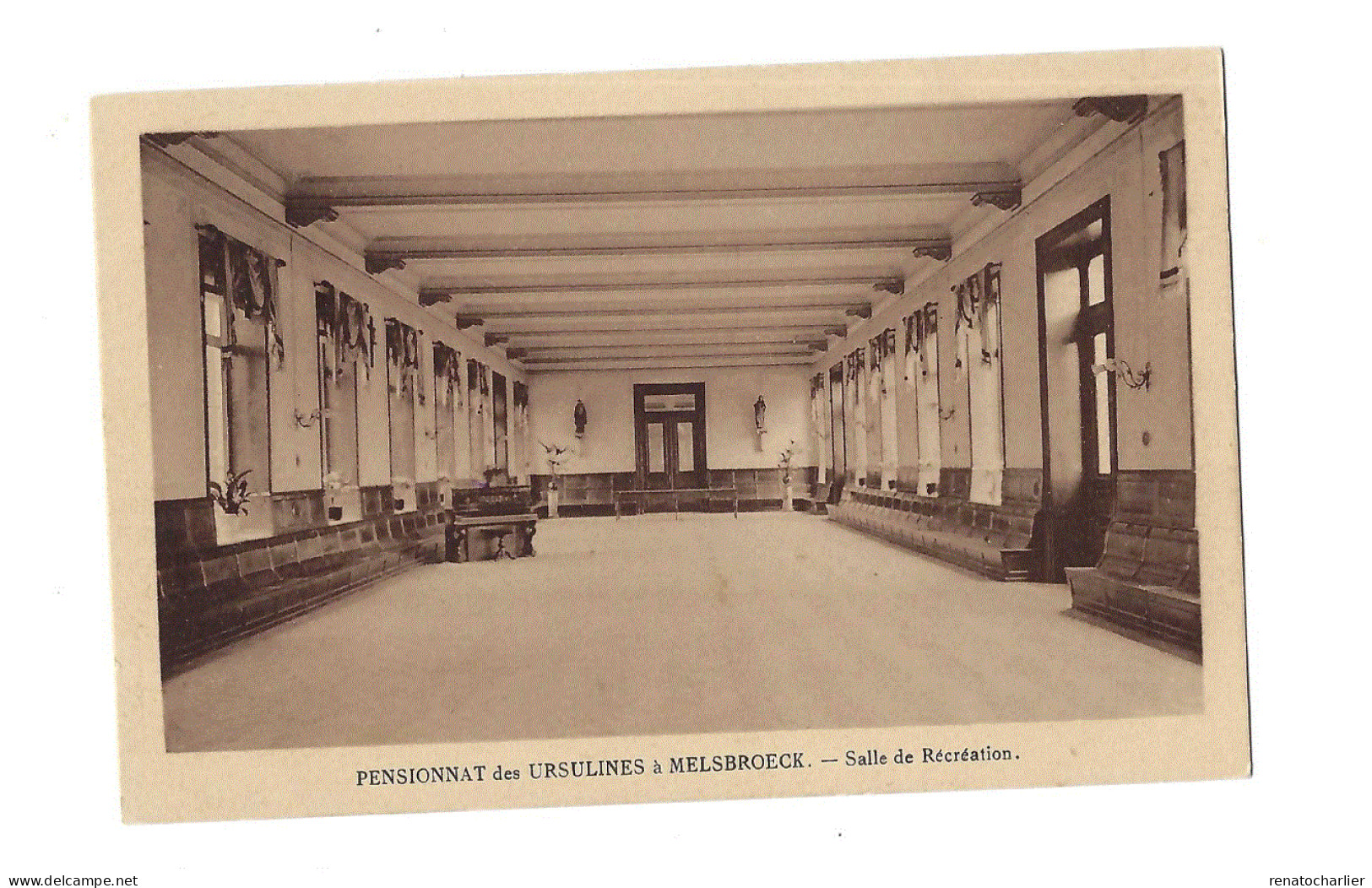 Pensionnat Des Ursulines à Melsbroeck.Salle De Récréation. - Steenokkerzeel