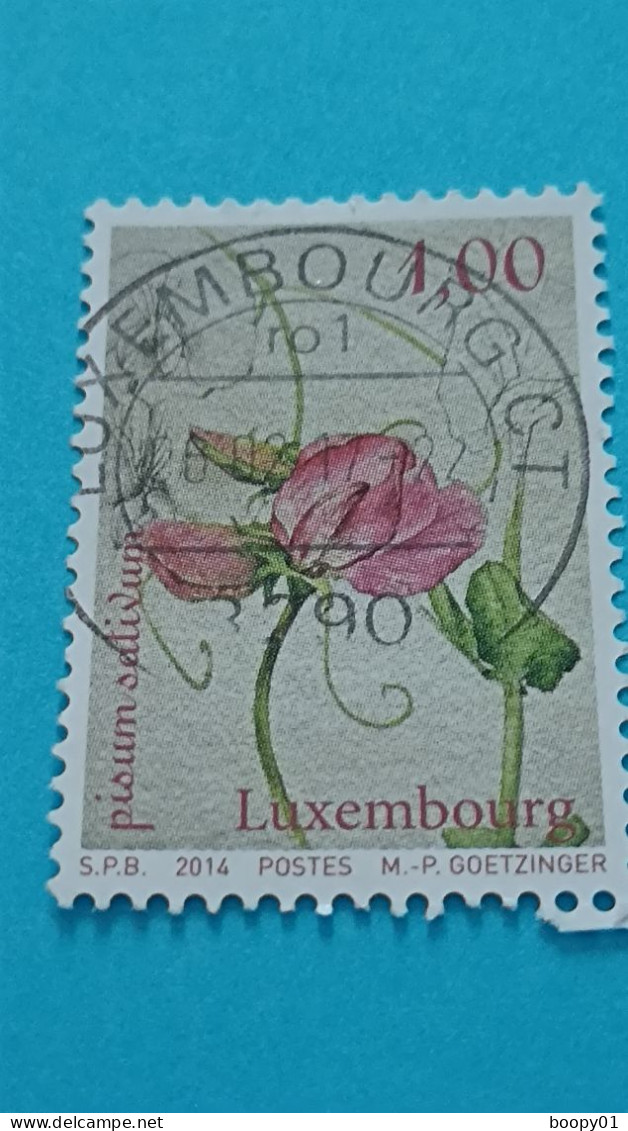 LUXEMBOURG - Timbre 2014 : Légumes Oubliés - Pois De Senteur - Used Stamps