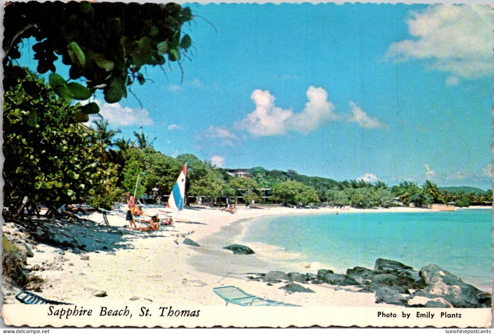 St Thomas Beautiful Sapphire Beach A Popular Water Sports Center 1976 - Jungferninseln, Amerik.