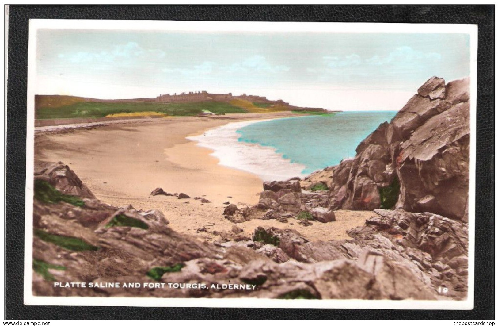 Alderney Real Photo Postcard - Platte Saline & Fort Tourgis Alderney - Channel Islands - Alderney