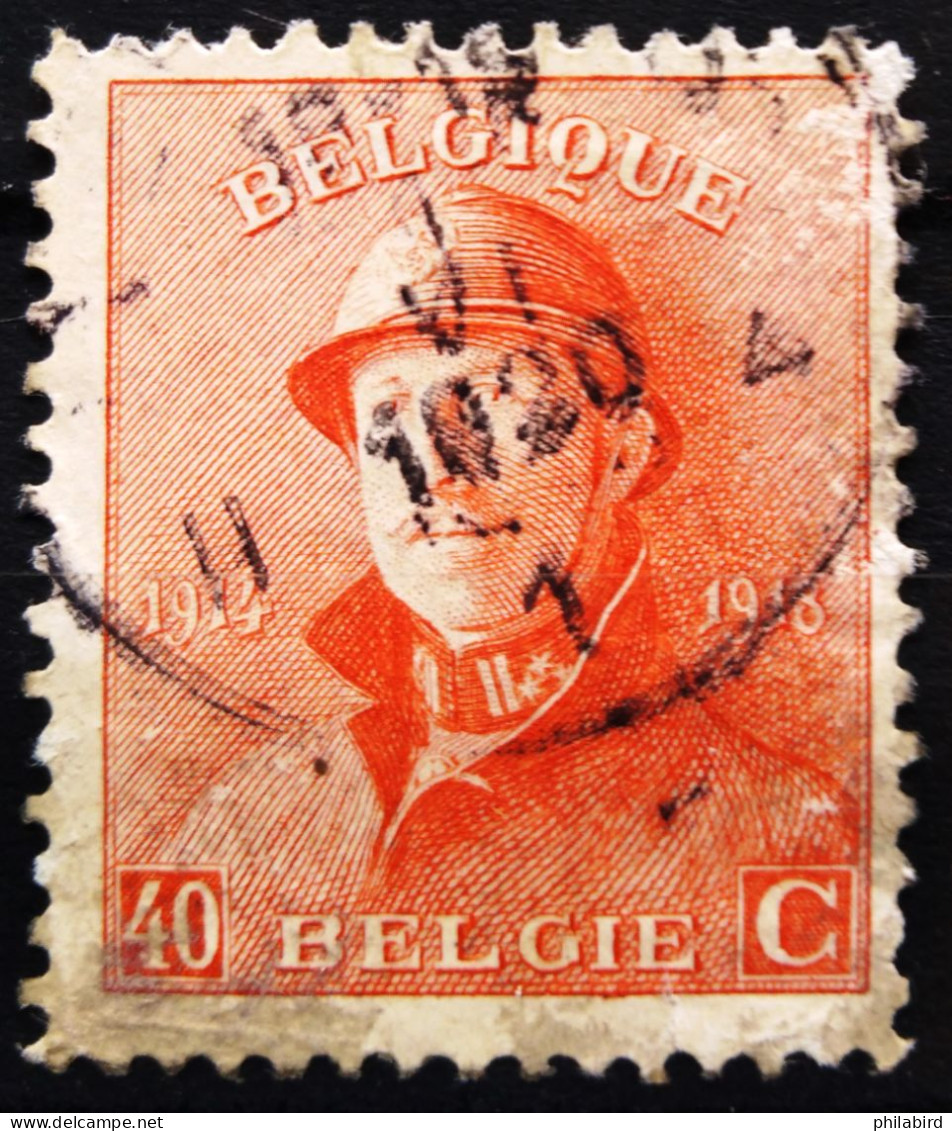 BELGIQUE                    N° 173                       OBLITERE - 1919-1920 Trench Helmet