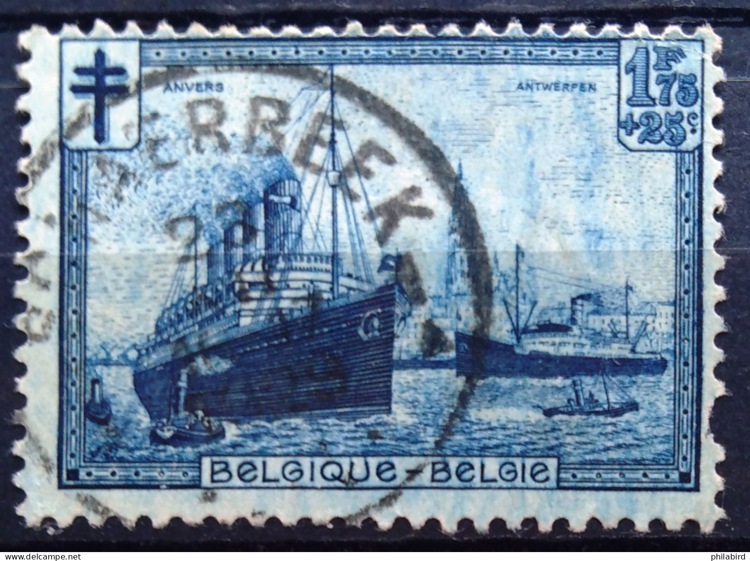 BELGIQUE                    N° 297                      OBLITERE - Used Stamps