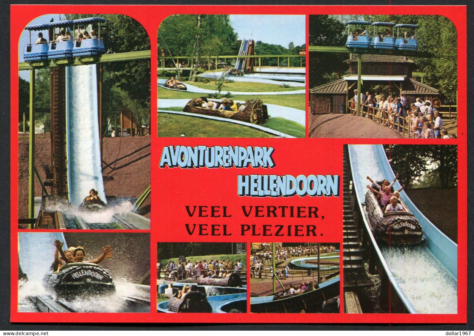 Avonturenpark Hellendoorn - * Omgelopen * Jaren "80 - (2)- Not  Used -- 2 Scans For Condition.(Originalscan !!) - Hellendoorn