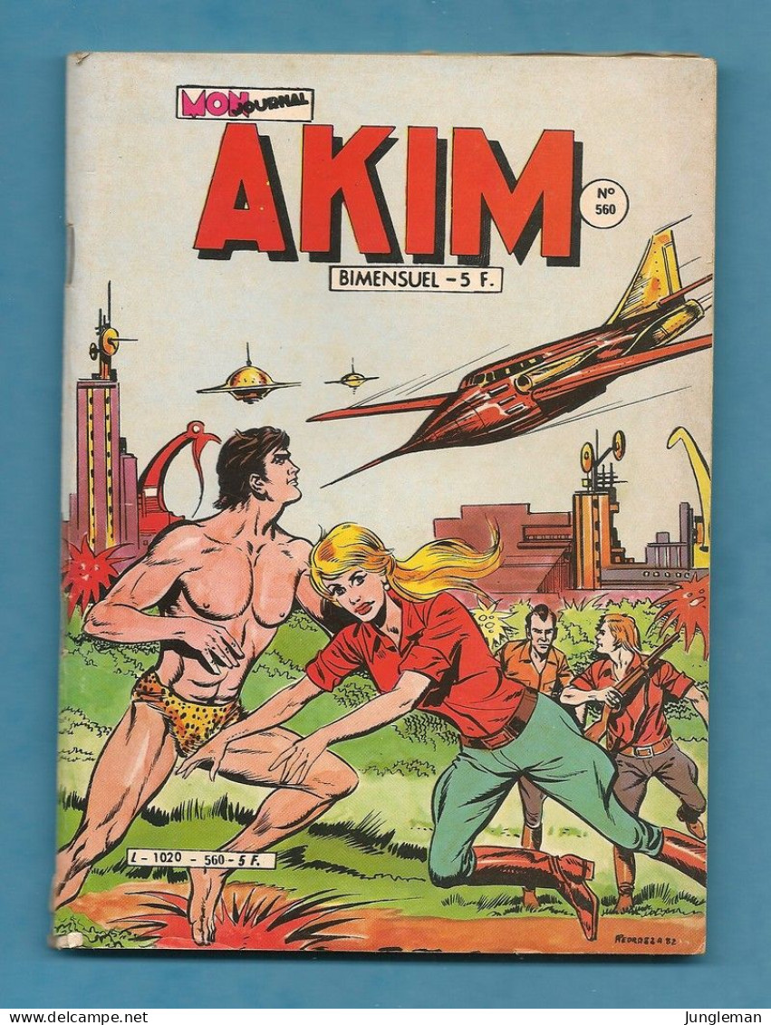 Akim N° 560 - 1ère Série - Editions Aventures Et Voyages - Avec En + Lord Jim Et Klip & Klop - Décembre 1982 - BE - Akim