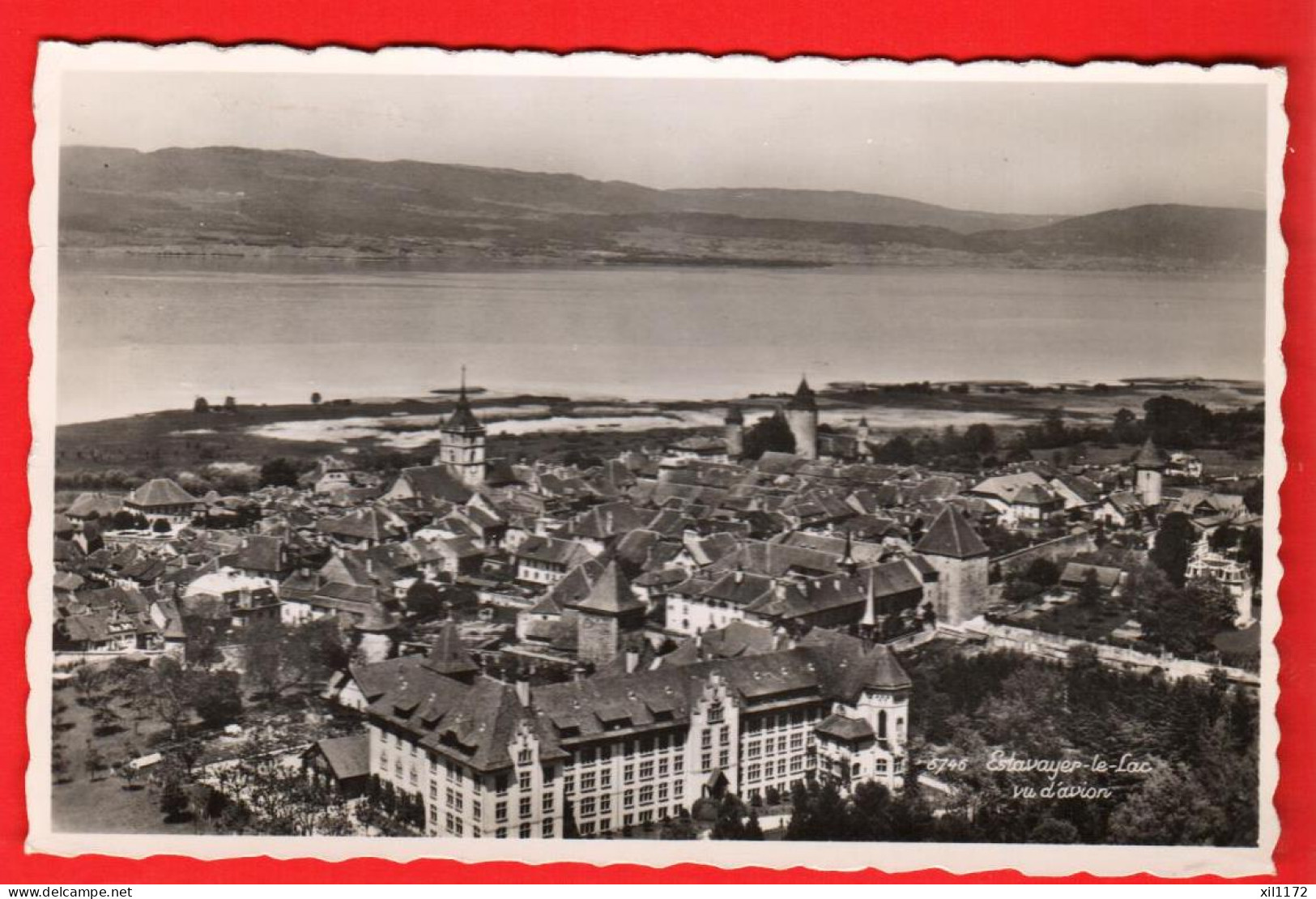 ZVZ-09 Estavayer-le-lac Vue Générale.  Butty 6746  Circulé 1947  - Estavayer