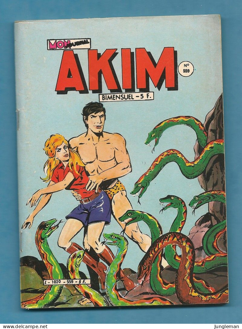Akim N° 559 - 1ère Série - Editions Aventures Et Voyages - Avec En + Lord Jim, Andy Et Klip & Klop - Novembre 1982 - BE - Akim