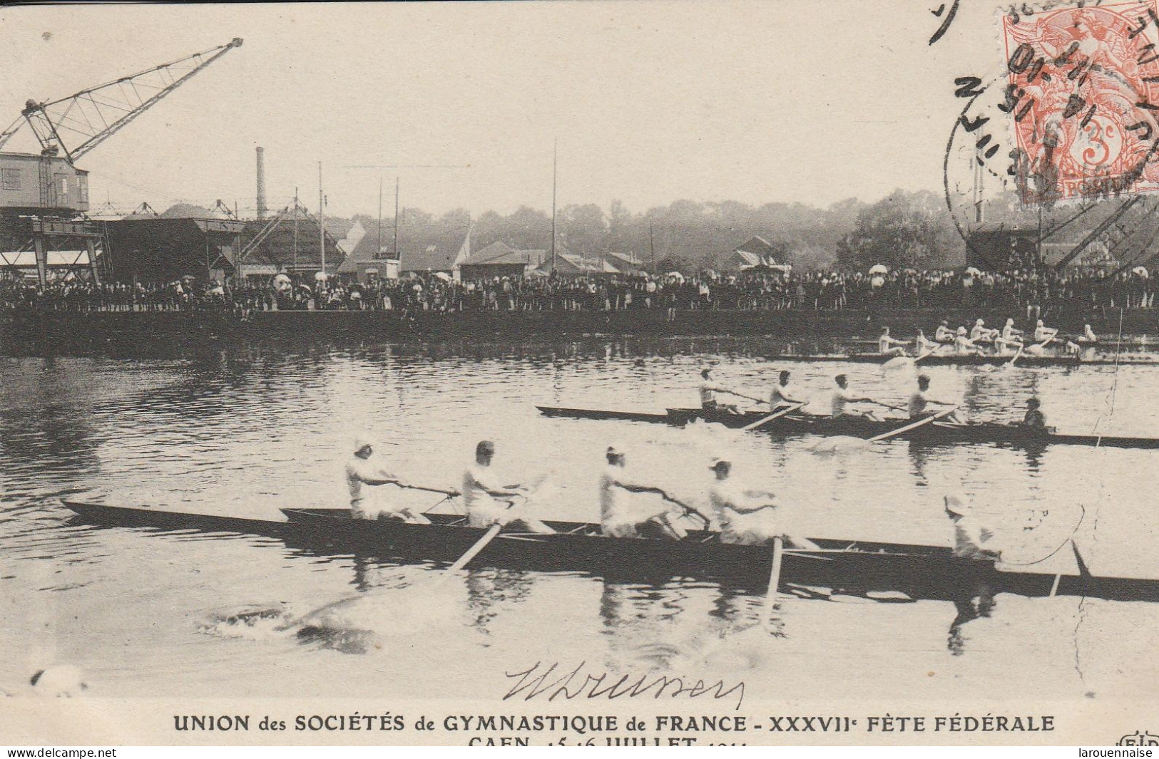 14 - CAEN - Union Des Sociétés De Gymnastique De France - XXXVIIe Fête Fédérale Caen, 15 - 16 Juillet 1911 - Remo