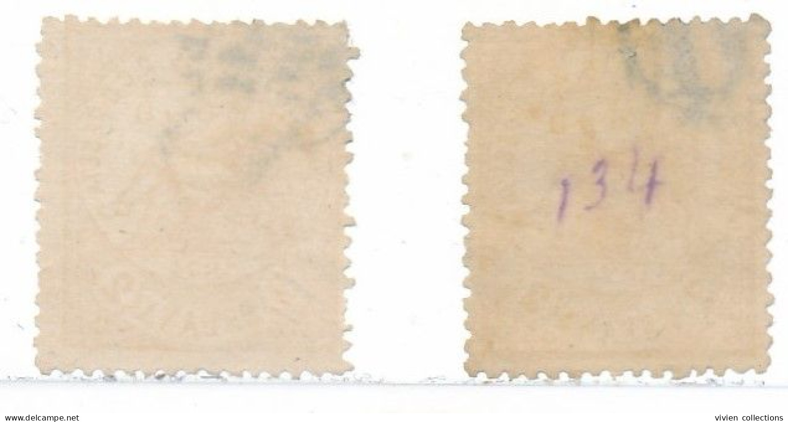Espagne N° 141 X 2 Oblitérés Nuances - Used Stamps