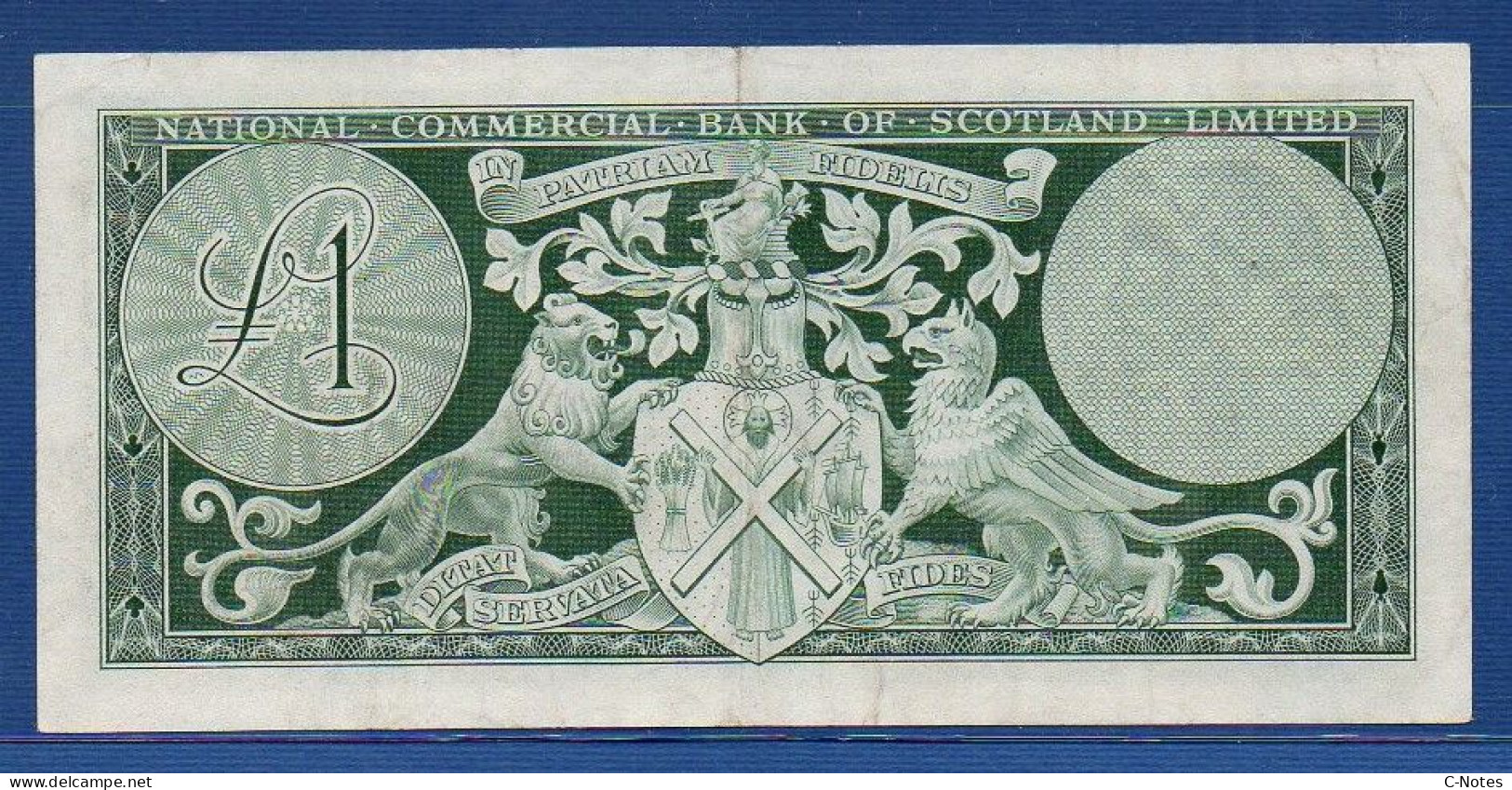 SCOTLAND - P.269 – 1 POUND 01.11.1962 VF/XF, S/n J650289 - 1 Pound