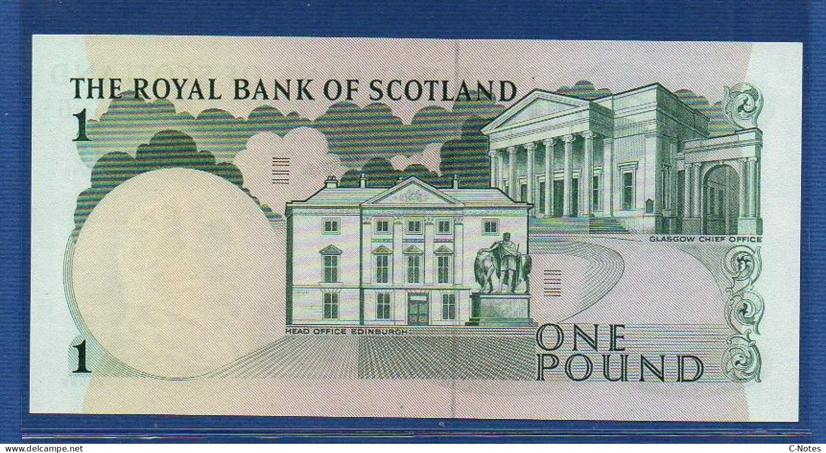 SCOTLAND - P.327 – 1 POUND 1967 UNC, S/n A/17 589556  "David Dale" Issue - 1 Pound