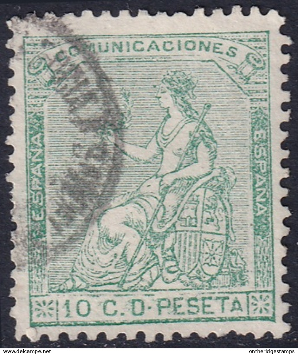 Spain 1873 Sc 193 España Ed 133 Used Date Cancel - Usados