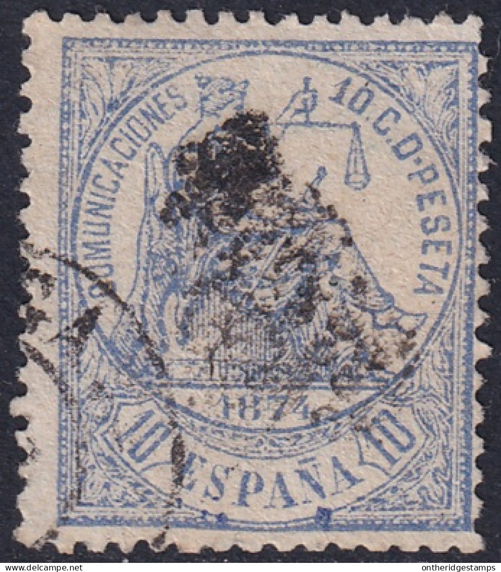 Spain 1874 Sc 203 España Ed 145 Used Rombo De Puntos & Date Cancels - Usati