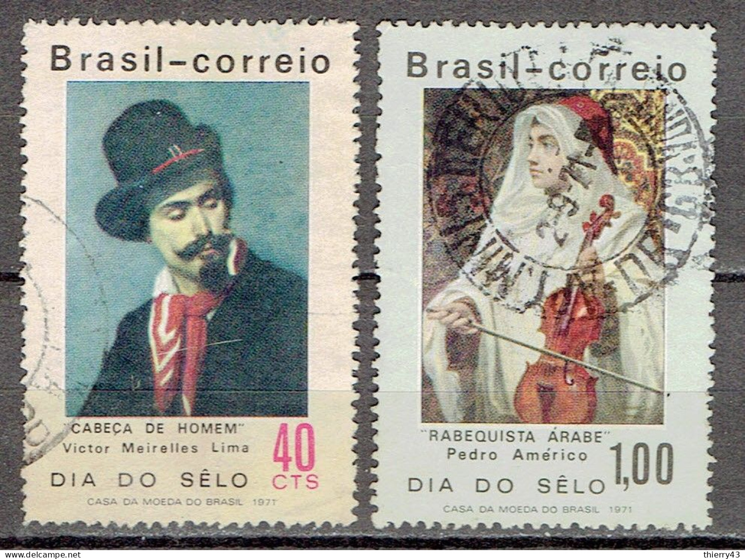 Brasil 1971 - Day Of The Stamp - Michel 1285-86  Used, Oblitéré, Gest. - Gebraucht