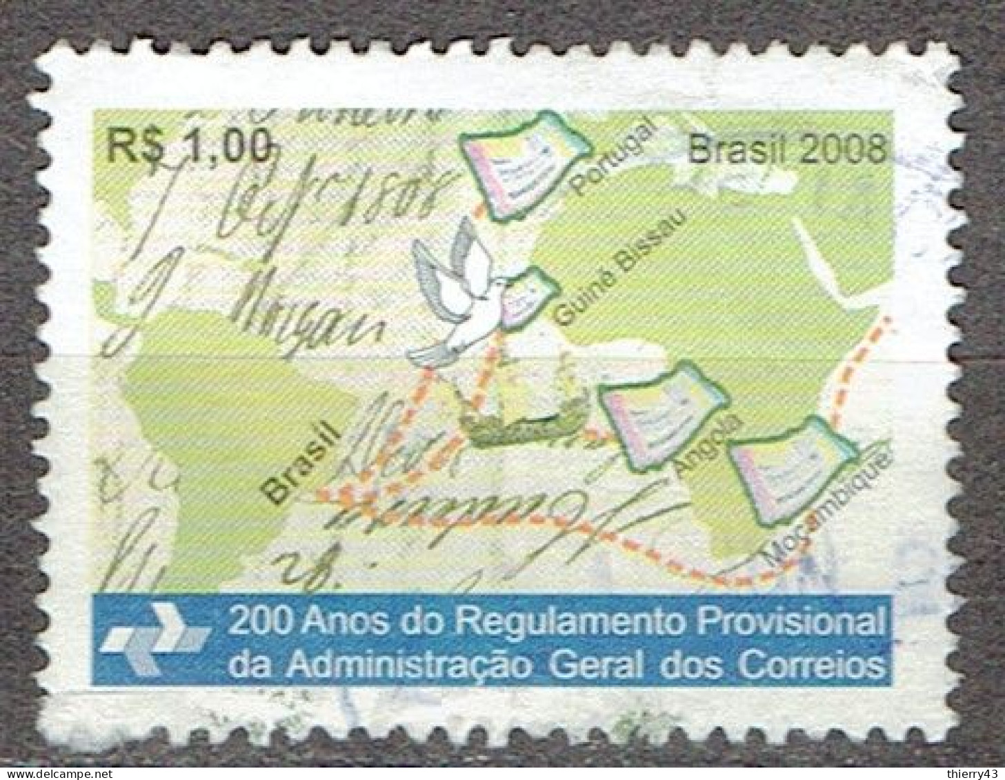 Brasil  2008 - Postal History - Michel 3572  Used, Oblitéré, Gest. - Used Stamps