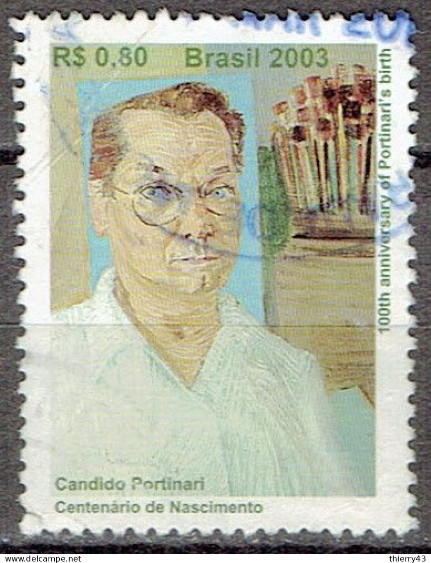 Brasil  2003 - Painter Portinari - Michel 3319  Used, Oblitéré, Gest. - Used Stamps