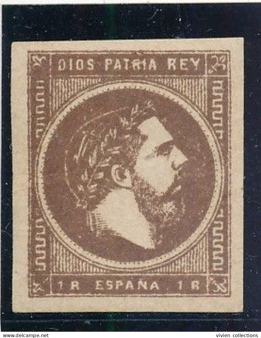 Espagne Poste Insurrection Carliste - Province Basques Et Navarre - Yvert N° 3 Neuf ** - Unused Stamps