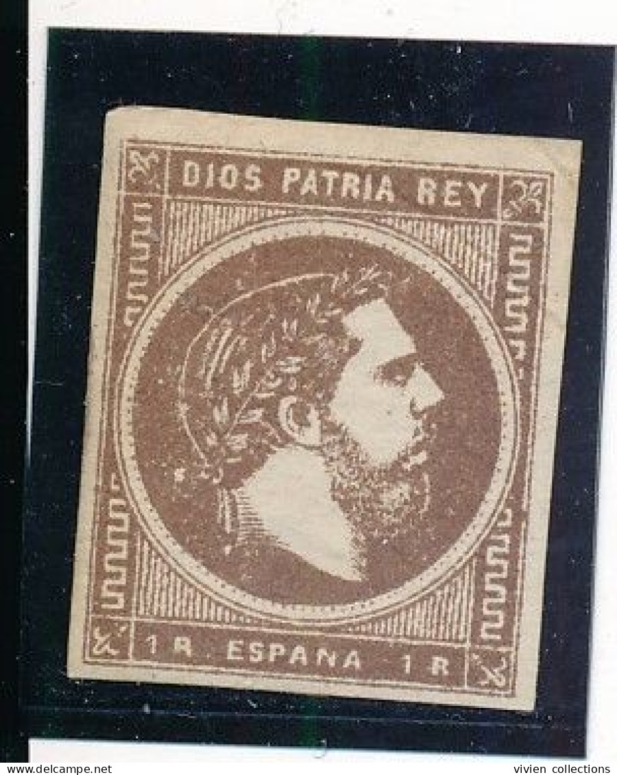 Espagne Poste Insurrection Carliste - Province Basques Et Navarre - Yvert N° 3 Neuf ** - Unused Stamps