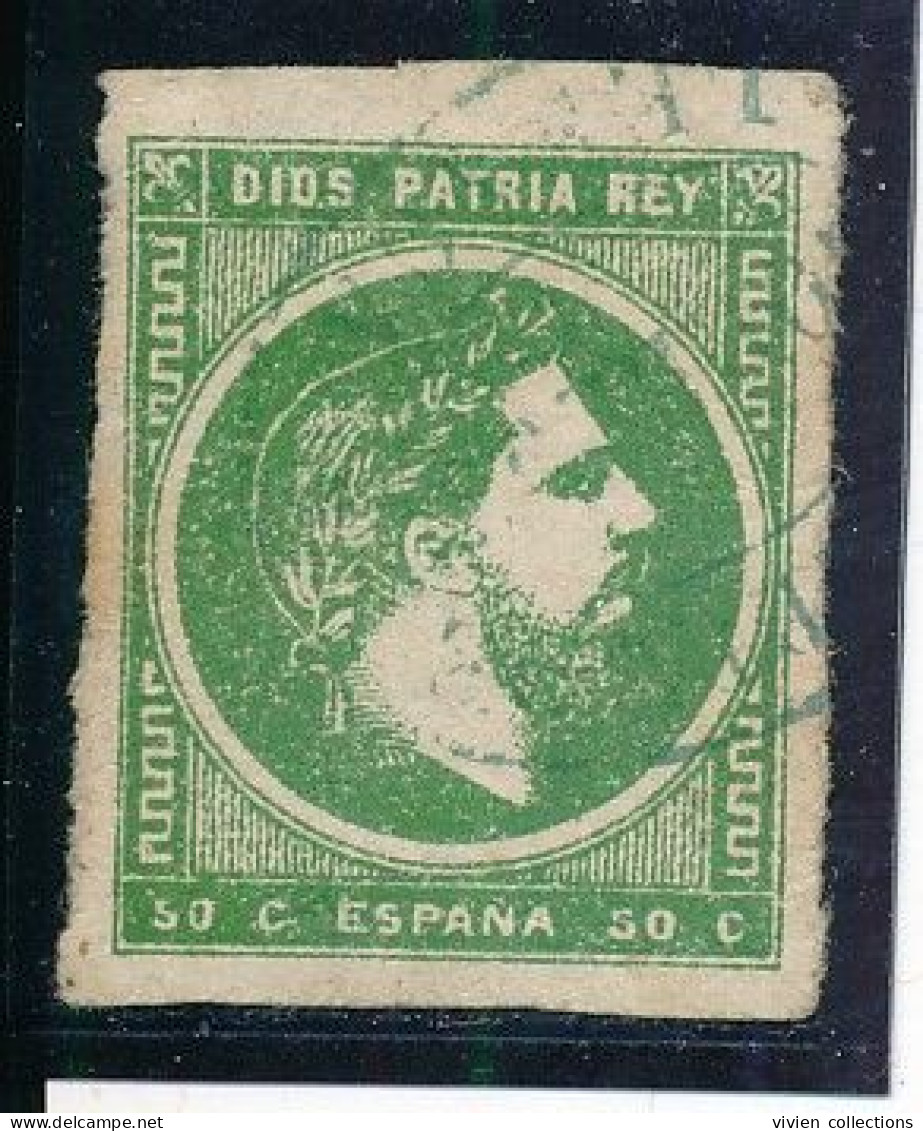 Espagne Poste Insurrection Carliste - Province Basques Et Navarre - Yvert N° 4 Oblitéré - Unused Stamps