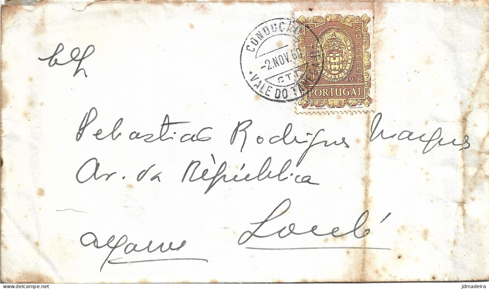 Portugal Cover With CONDUÇÃO VALE DO TÂMEGA Cancel - Lettres & Documents