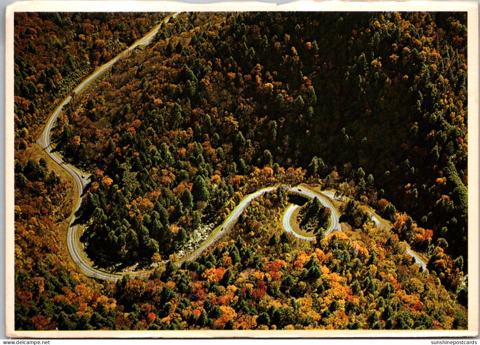 Tennessee Great Smoky Mountains Eagle Eye View Loop 441 Overpass - Smokey Mountains