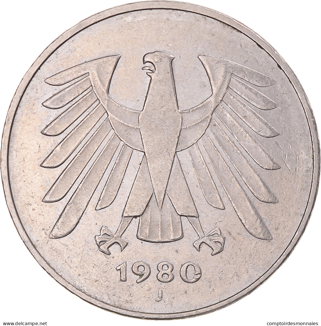 Monnaie, Allemagne, 5 Mark, 1980 - 5 Marcos