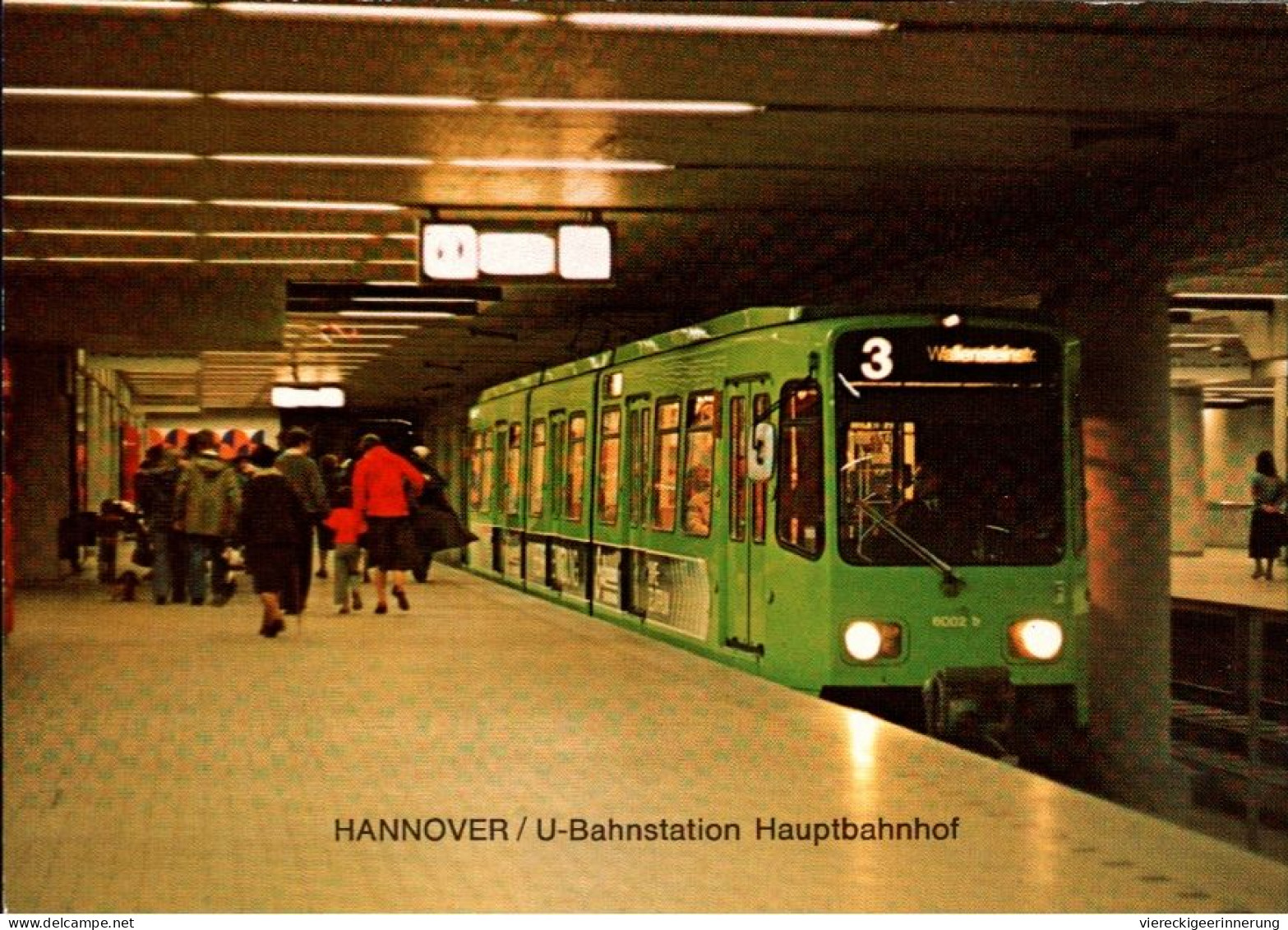 ! 1980 Ansichtskarte Aus Hannover Hauptbahnhof, Sonderstempel - U-Bahnen