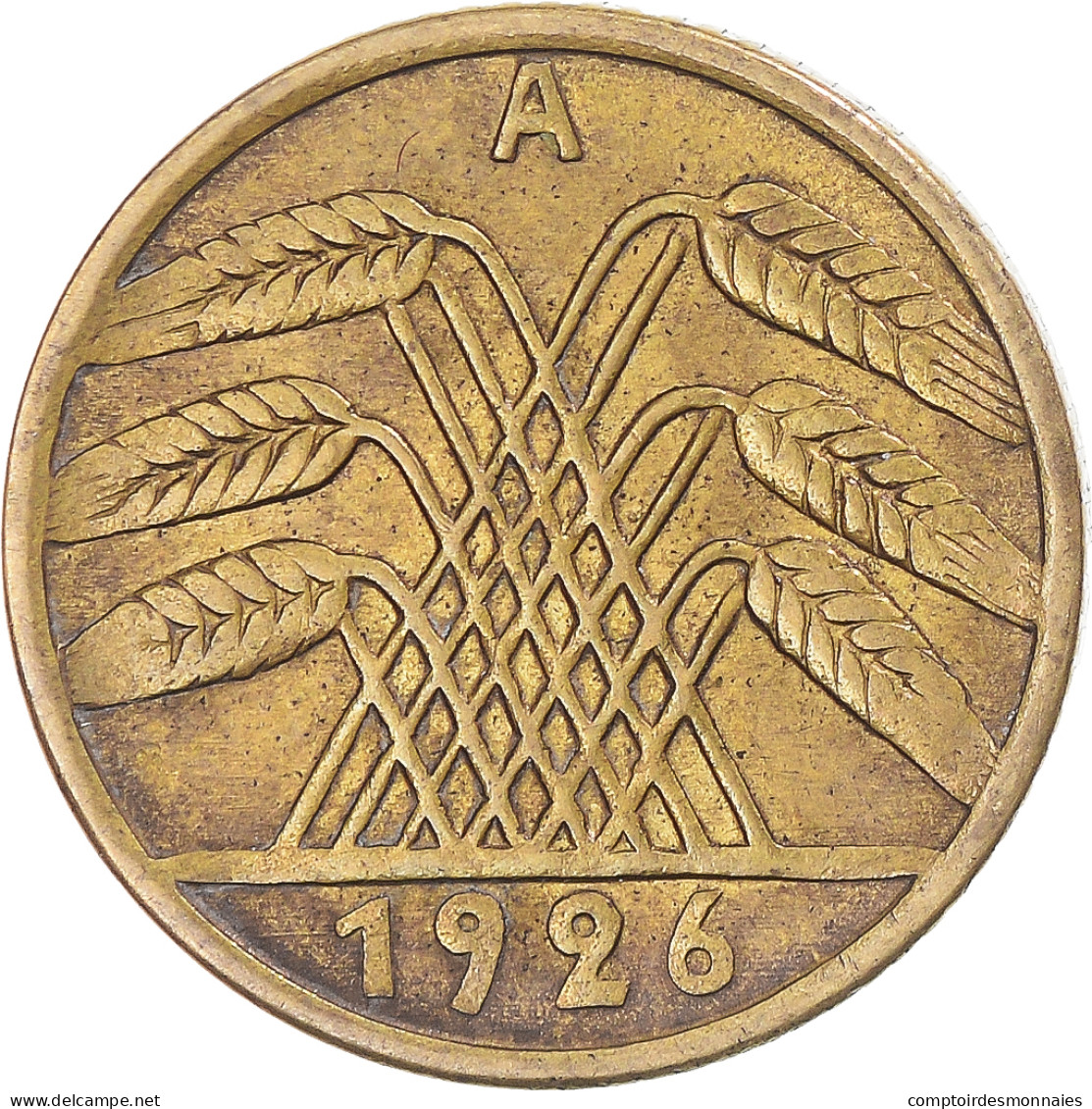 Monnaie, Allemagne, 5 Reichspfennig, 1926 - 5 Rentenpfennig & 5 Reichspfennig