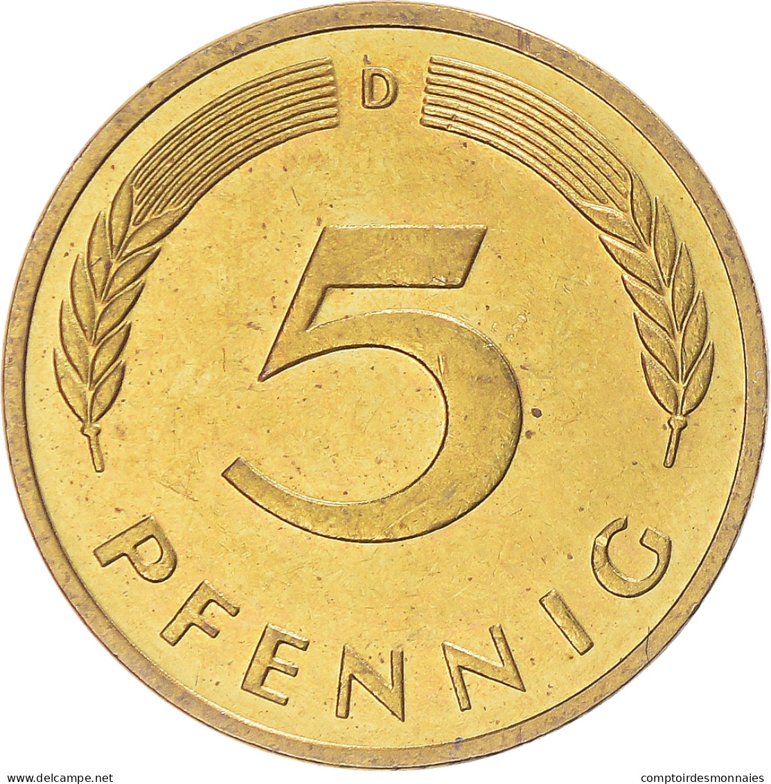 Monnaie, Allemagne, 5 Pfennig, 1995 - 5 Pfennig