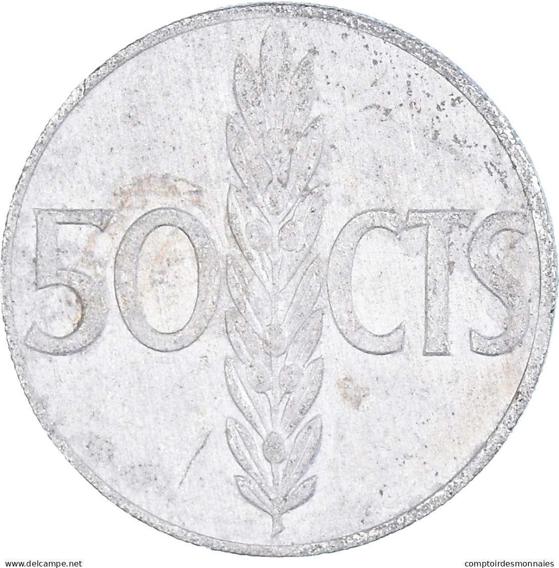 Monnaie, Espagne, 50 Centimos, Undated - 50 Céntimos