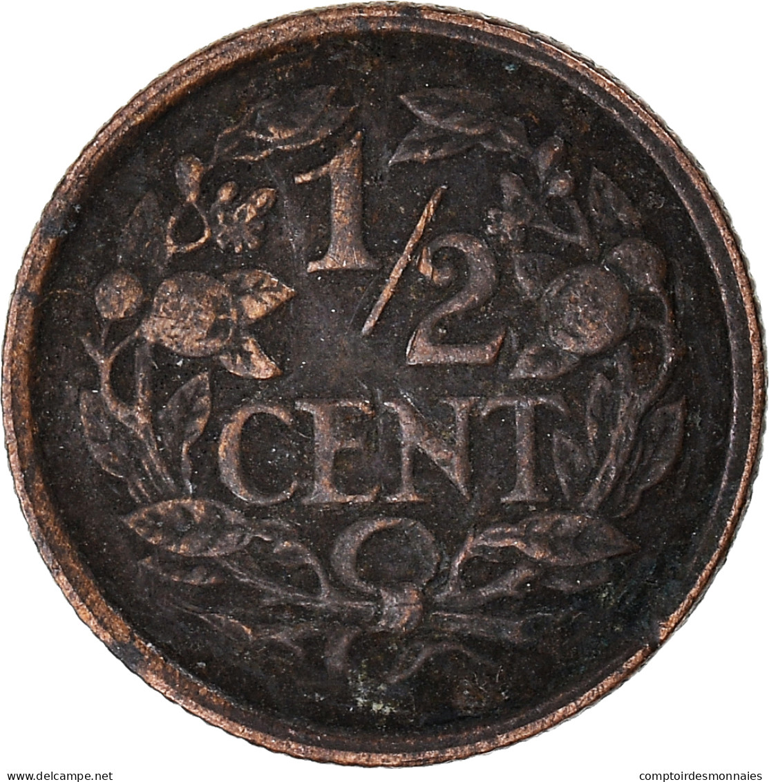 Monnaie, Pays-Bas, 1/2 Cent, 1906 - 0.5 Cent