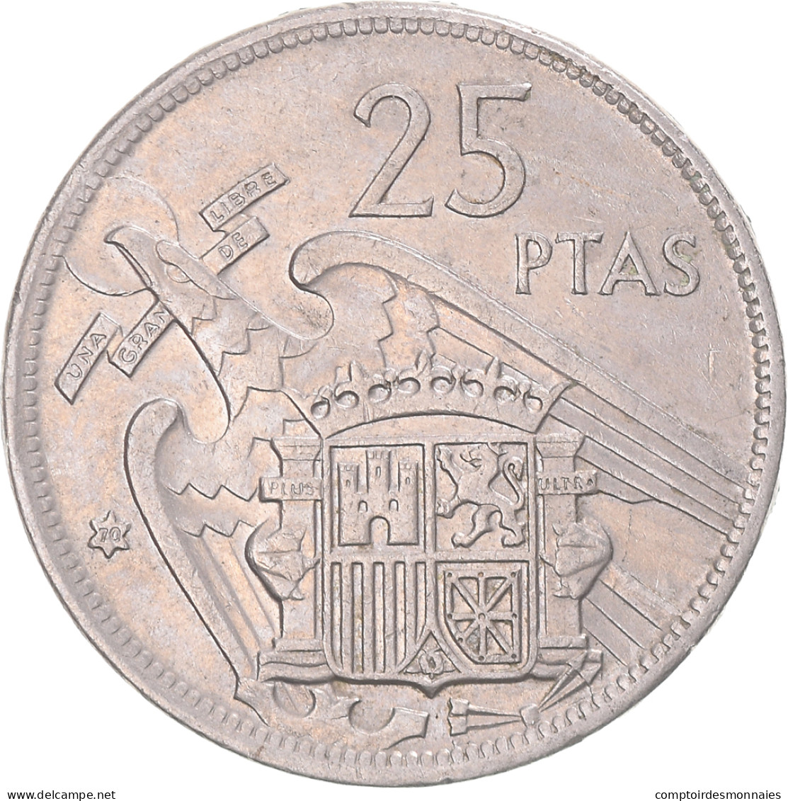 Monnaie, Espagne, 25 Pesetas, 1970 - 25 Pesetas