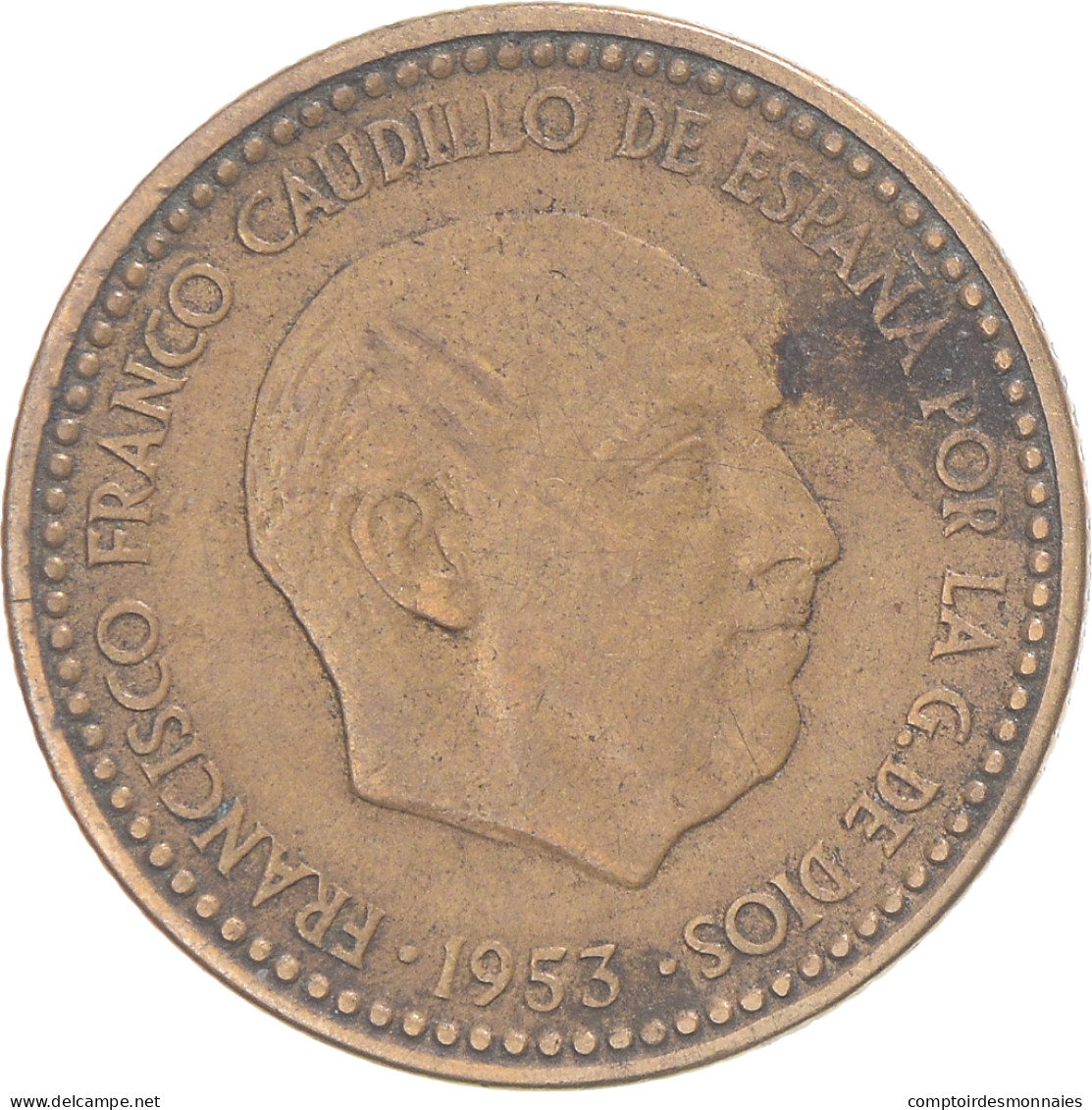 Monnaie, Espagne, Peseta, 1954 - 1 Peseta