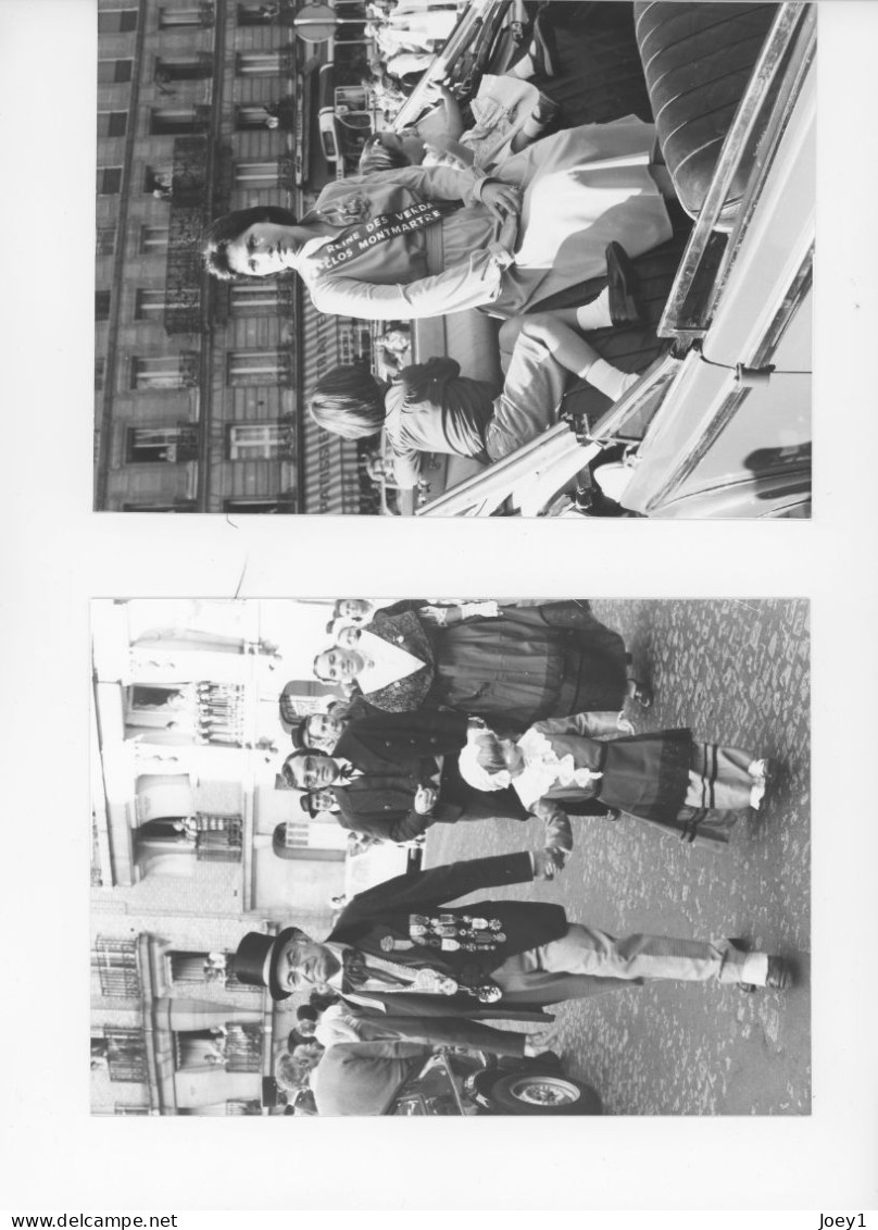 Montmartre fête des Vendanges 1980,Bernadette Chirac, Pierre Mondy,élus Locaux et photos ambiances 40 photos