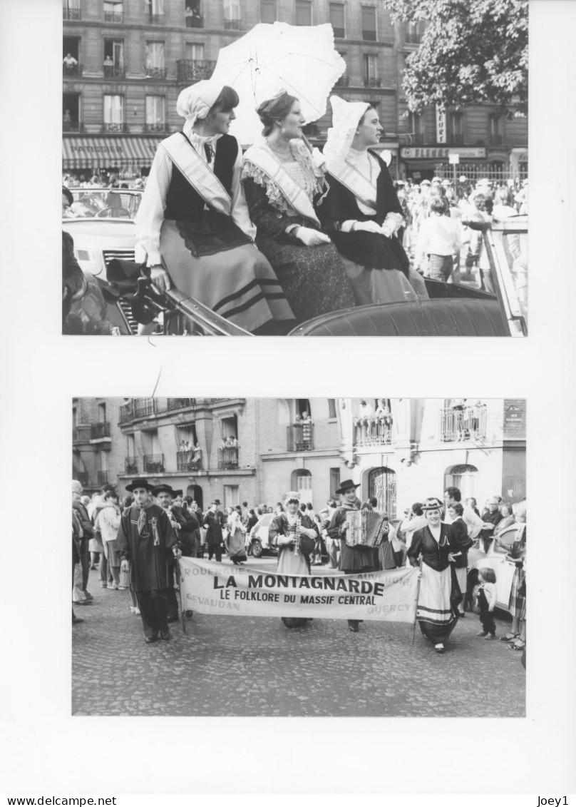 Montmartre fête des Vendanges 1980,Bernadette Chirac, Pierre Mondy,élus Locaux et photos ambiances 40 photos