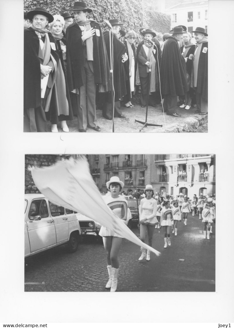 Montmartre fête des Vendanges 1980,Bernadette Chirac, Pierre Mondy,élus Locaux et photos ambiances 40 photos