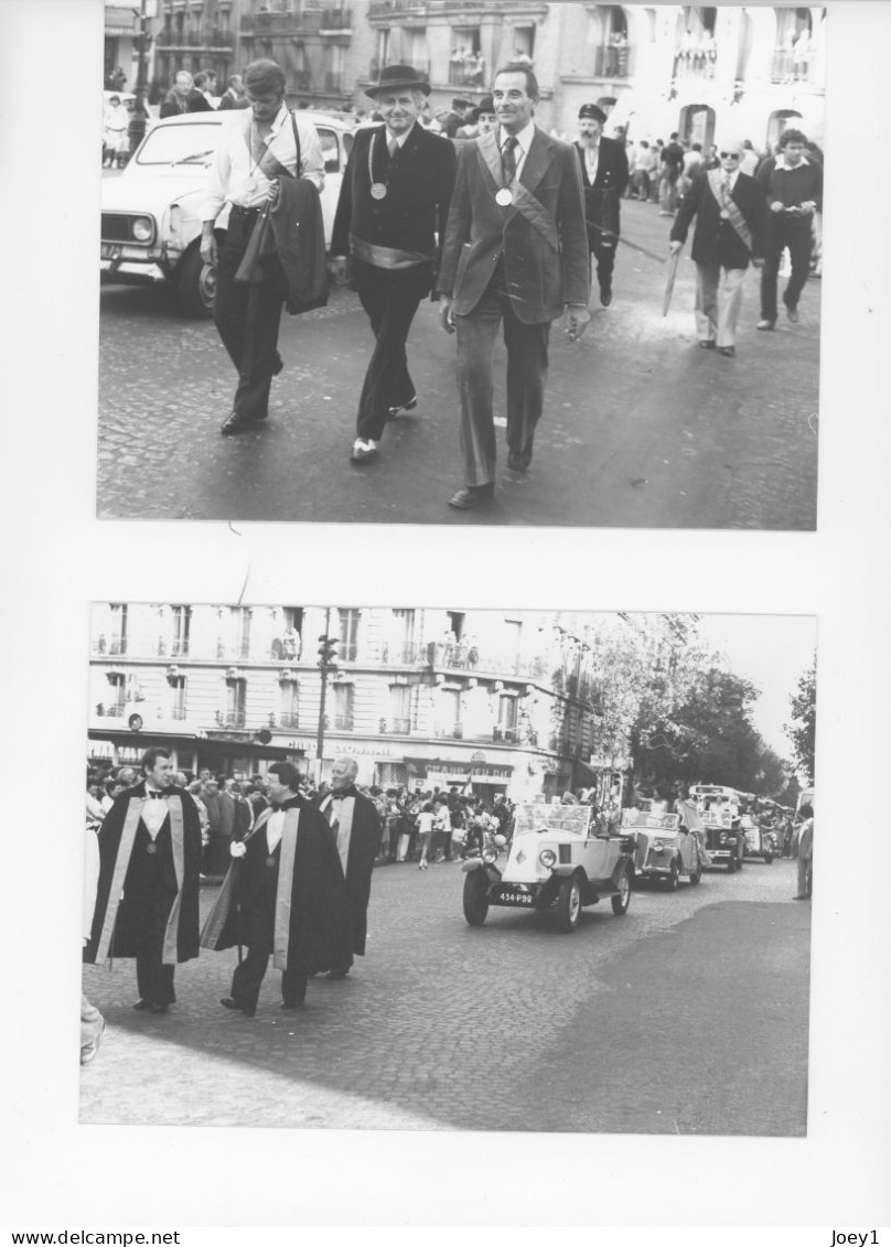 Montmartre fête des Vendanges 1980,Bernadette Chirac, Pierre Mondy,élus Locaux et photos ambiances 40 photos