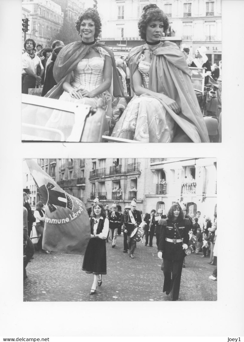 Montmartre fête des Vendanges 1980,Bernadette Chirac, Pierre Mondy,élus Locaux et photos ambiances 40 photos
