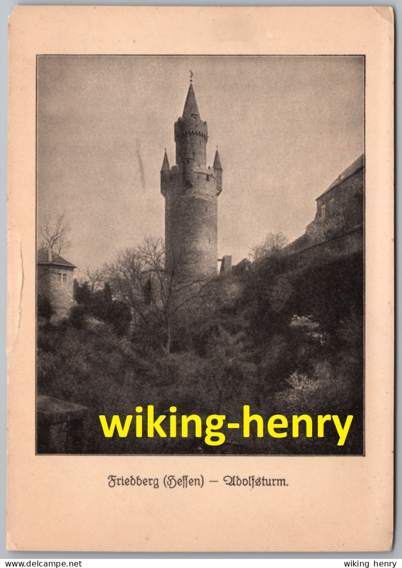 Friedberg - S/w Adolfsturm 5   2.Kleinkaliber Wettschießen In Friedberg 1928 - Friedberg