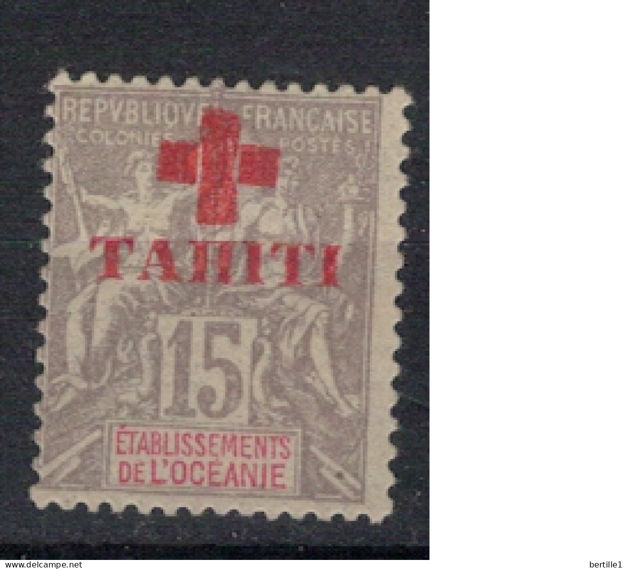 TAHITI       N°  YVERT  35  Neuf Avec Charnière   ( CHARN  2 / 03 ) - Unused Stamps