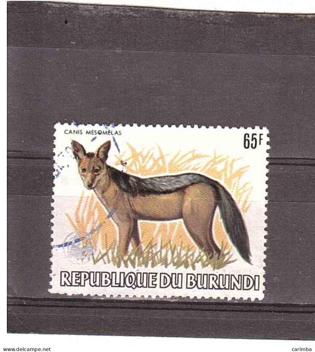 BURUNDI 1983 CANIS MESOMELAS - Gebraucht